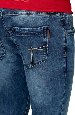 Чоловічі джинси Timezone Eduardotz Slim Fit, блакитні, W29-W40, Stretch 32W/34L (White Aged Wash 3201)