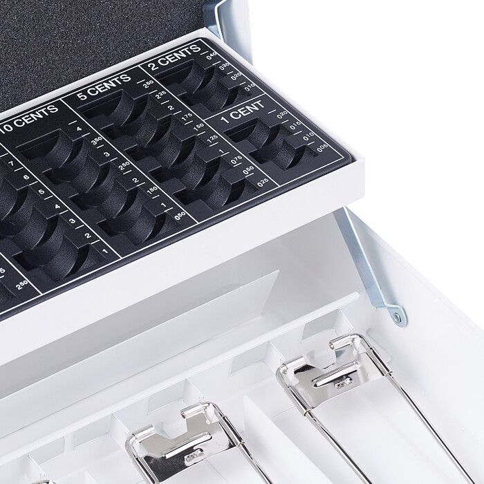 Cash Box з дошкою для підрахунку євромонет