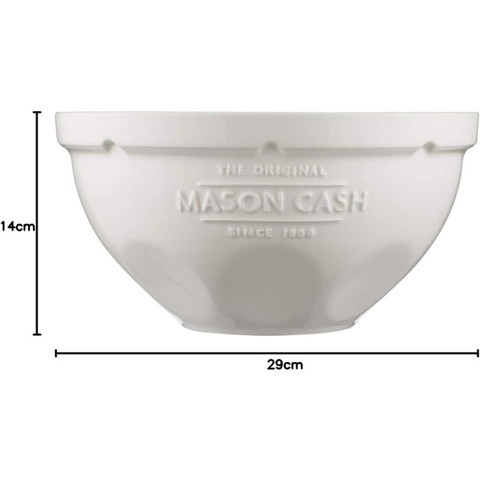 Mason Cash Innovative Kitchen - Mixing Bowl, White. 5 Liters