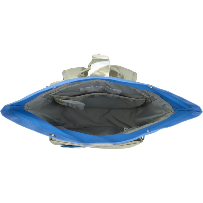 Дитячий рюкзак LÄSSIG з нагрудним ременем, 12 літрів, водонепроникний, Rolltop, зелений/блакитний