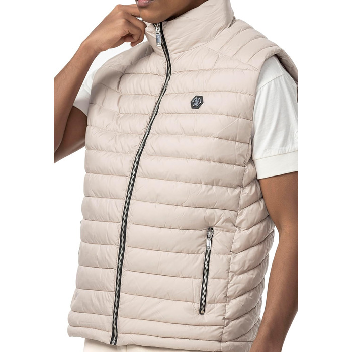 Жилет Redbridge зі стежкою та блискавкою, темно-синій (XL, Бежевий)