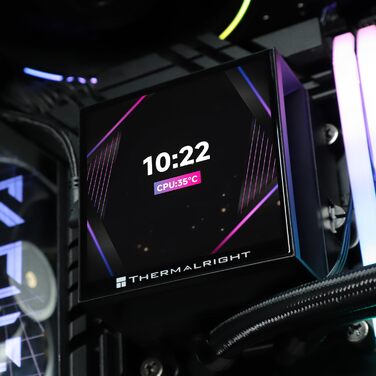 TR Hyper Vision 360 UB ARGB Black: Смарт-система водяного охолодження CPU з LCD-дисплеєм 3.95