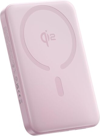 Power Bank Baseus EnerFill Qi2 MagSafe 10000mAh з PD 22.5W та бездротовою зарядкою 15W (Рожевий)