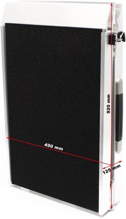 Рампа для собак Wiltec, 156 x 40 см, складана, з пластику, антиковзка, вантажопідйомність до 90 кг