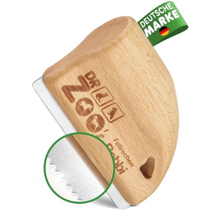 Щітка для собак DR Zoo 'Robbi' - якісна щітка для грумінгу, видаляє підшерсток у собак великих та малих порід