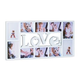 Рамка для фотографій Relaxdays LOVE на 10 фото
