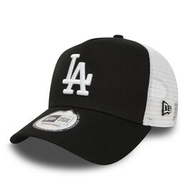 Кепка бейсболка New Era Los Angeles Dodgers Trucker A-Frame, чорна, універсальний розмір