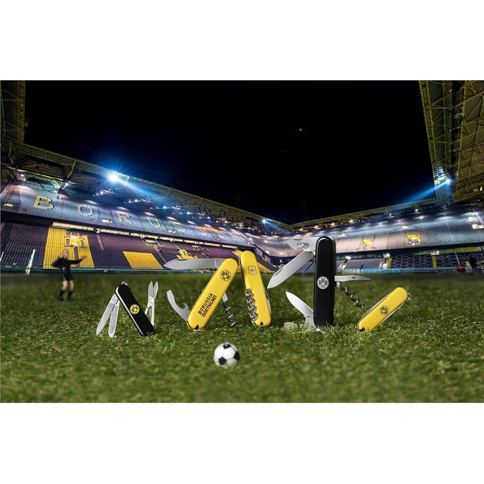 Нож Victorinox Spartan BVB Edition: мультитул, 12 функцій, Swiss Made, чорний/срібний