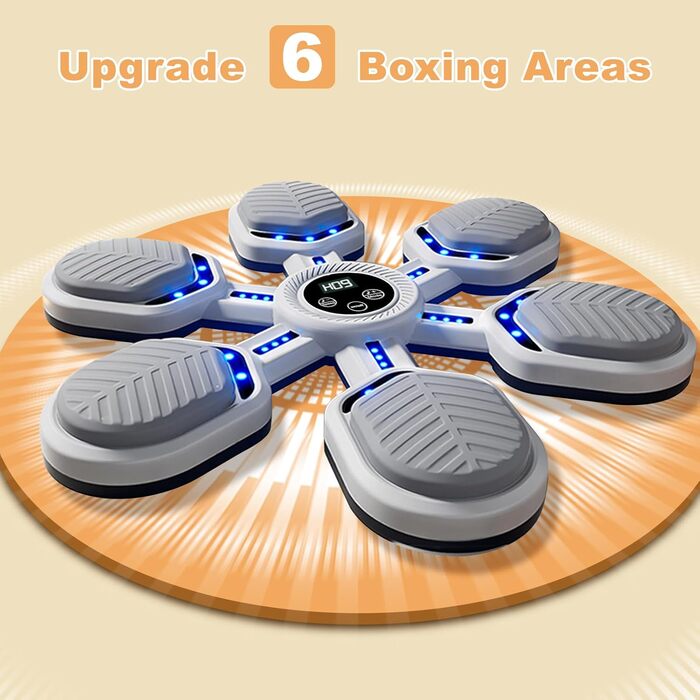 Bluetooth Wall-Mounted Boxing Machine with Music - 9 Modes, Electronic Punching Bag for Kids & Adults