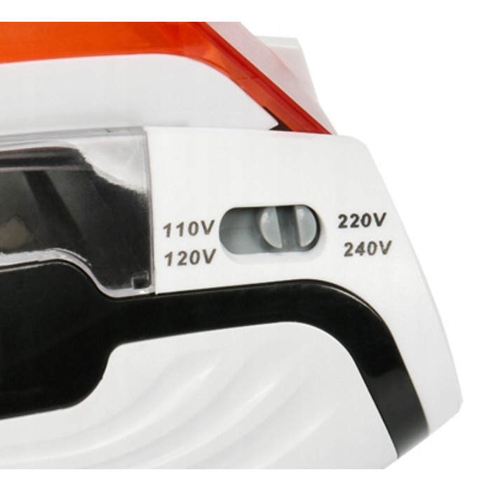 Дорожня праска 1100 Вт, складана, з керамічною підошвою та 3 режимами прасування