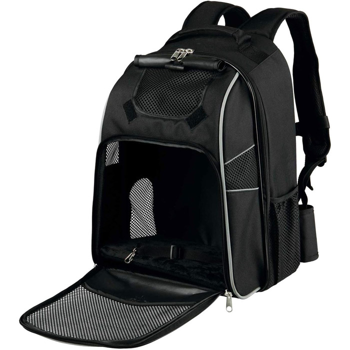 Рюкзак-переноска для тварин Trixie William, чорний, 33 x 43 x 23 см