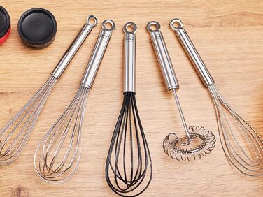 Венчик кухонний RÖSLE Silikon, нержавіюча сталь 18/10, 27 см. Термостійкий до 220°C, для миття в посудомийній машині