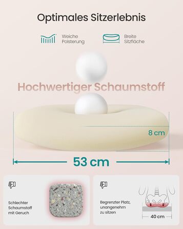 Офісне крісло SONGMICS з ергономічною спинкою, сіткою, підтримкою попереку та голови, функцією гойдання, сидінням 53 см, відкидними підлокітниками, для офісу та спальні, студентів, OBN37BK (Bonbon-рожевий, повна спинка)