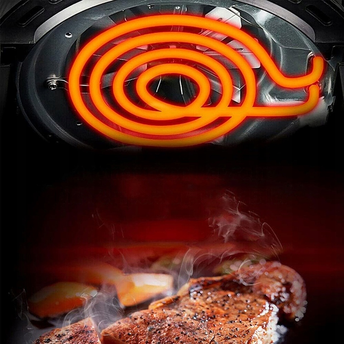 Аерофритюрниця 2400 Вт, 6 л з дисплеєм