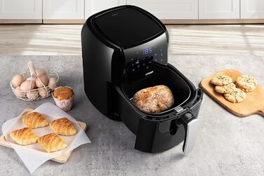 Фритюрниця Linsar з гарячим повітрям, 1.5 л, з таймером, регулюванням температури та автовимкненням, 1000 Вт