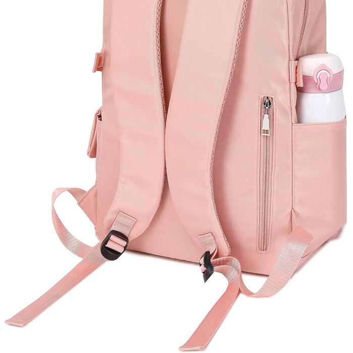 Жіночий рюкзак Acmebon для ноутбука, рожевий, місткий, модний, повсякденний