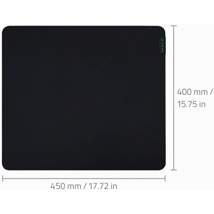 Ігровий килимок для миші Razer Gigantus V2 Large (450 x 400 x 3 мм) — текстурований мікротканинний килимок з протиковзанням, чорний