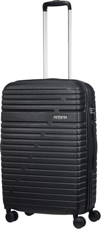 Валіза American Tourister Aero Racer Spinner 68 см, розширювана, 75,5 л, чорна