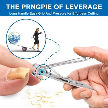 Нігтеріз для товстих нігтів - 16 мм, нержавіюча сталь. Ідеально для великих пальців ніг, чоловіків та людей похилого віку