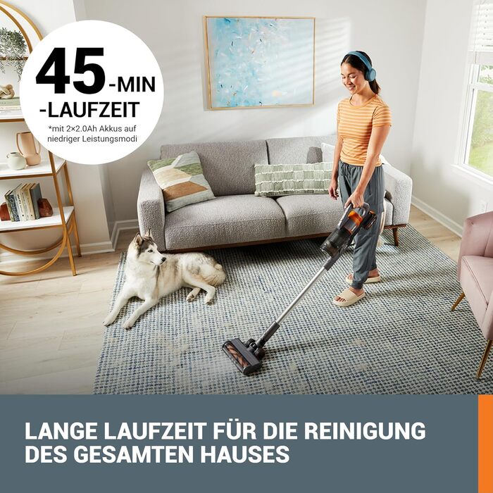 Акумуляторний пилосос WORX 20V WX038: потужний, бездротовий, для дому та авто, з 2 акумуляторами та зарядним пристроєм