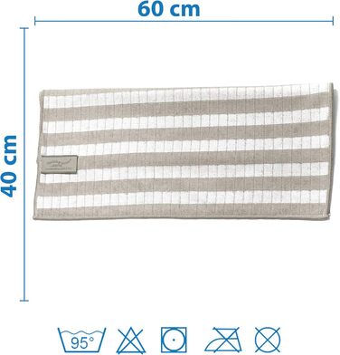 The Blue Wonder Extra Dishcloth | made from bamboo fibers | extremely absorbent | 60 cm x 40 cm (Berry, 5)