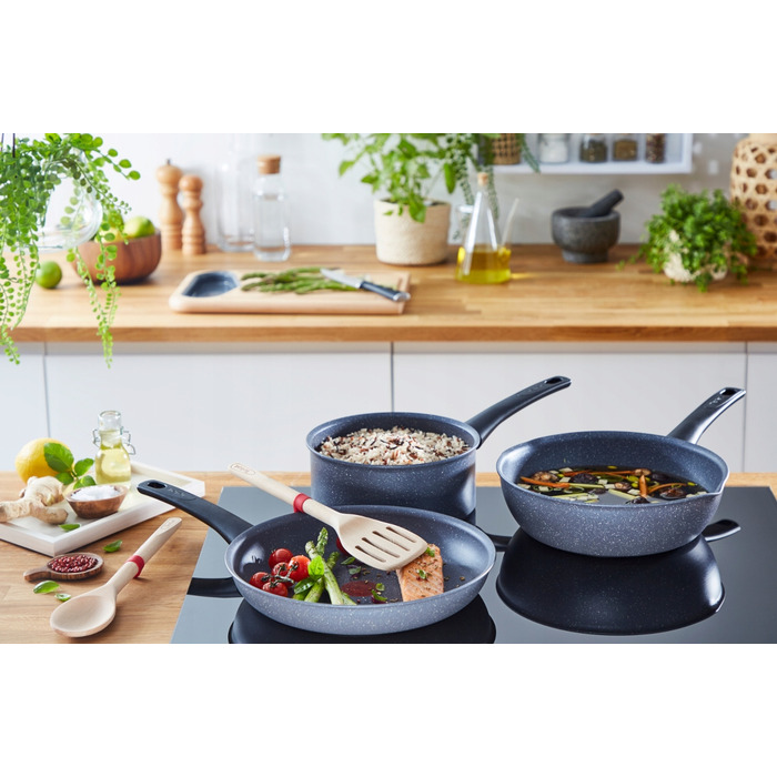 Набір сковорідок Tefal Healthy Chef 24/28 см для індукційних плит