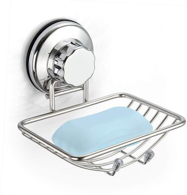 Тримач для мила з присосками SANNO, нержавіюча сталь, для ванної кімнати та кухні