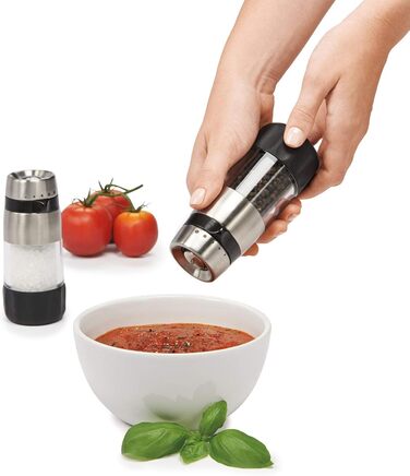 Перцемолка OXO Good Grips Elegante з нержавіючої сталі, чорна