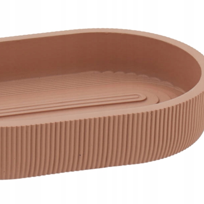 Набір аксесуарів для ванної кімнати (4 предмети), рожевий: дозатор для мила та тримач для щітки