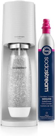SodaStream Terra: Газовий напій SodaStream Terra (Білий/Опудалий Сад) з балончиком CO2 та пляшкою DWS