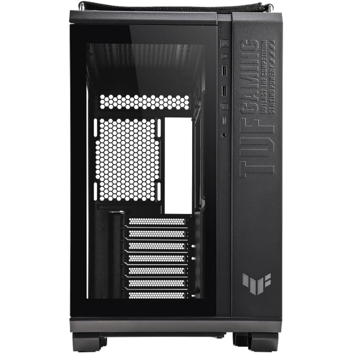 Корпус ПК ASUS TUF Gaming GT502 PLUS TG Black: двокамерний, підтримка 360mm радіаторів, ATX