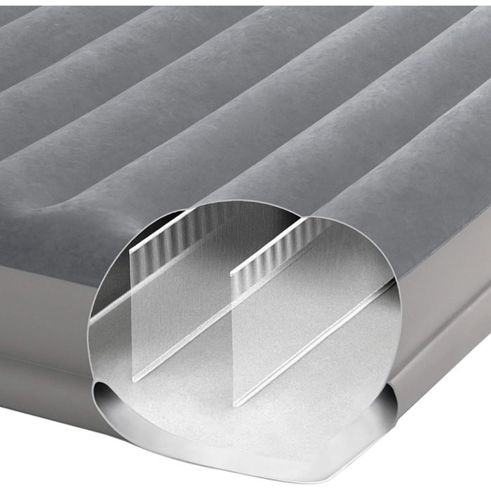 Надувний матрац Intex Twin Dura-Beam Prestige з USB-насосом, 99x191x30 см (64112) Single