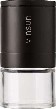 Набір з 2 мельниць для солі та перцю Vinsun - ручні, керамічний механізм, регульований, нержавіюча сталь, ø51x100mm