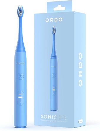 Електрична зубна щітка Ordo Sonic Lite, 35000 імпульсів/хв, для дорослих, 5+ тижнів акумулятора, USB-C, (Небесно-блакитний)