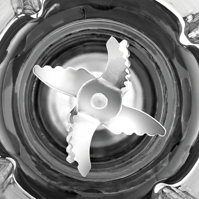 WMF Kitchen minis Compact Mixer, Mini Stand Mixer, 400 Watt, Small Stand Mixer, 0.8 l Glass Container, Pulse Function, Cromargan Matt Single