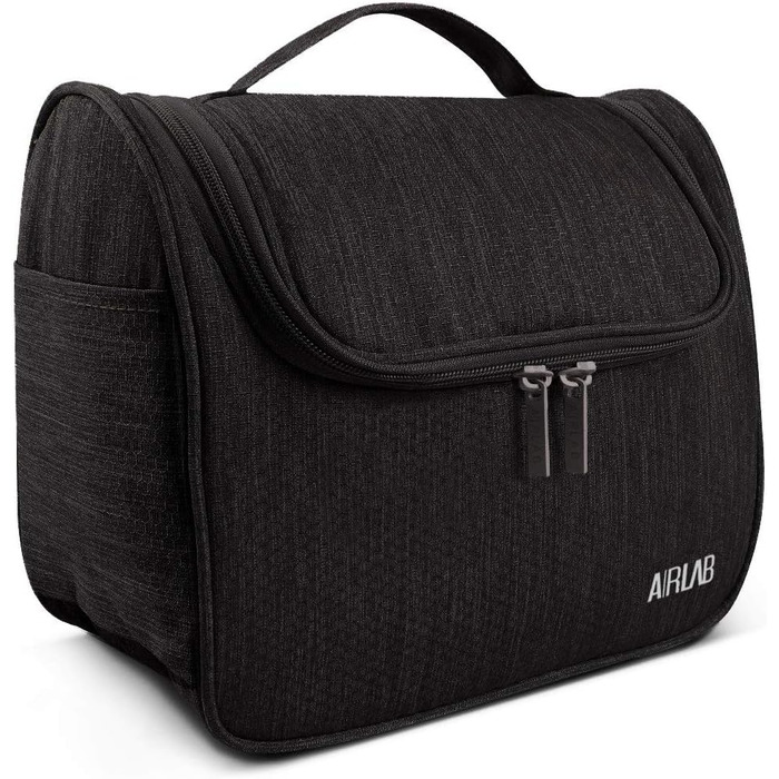 Сумка для косметики на гачку Airlab, 24 x 19,5 x 12,5 см, чорна