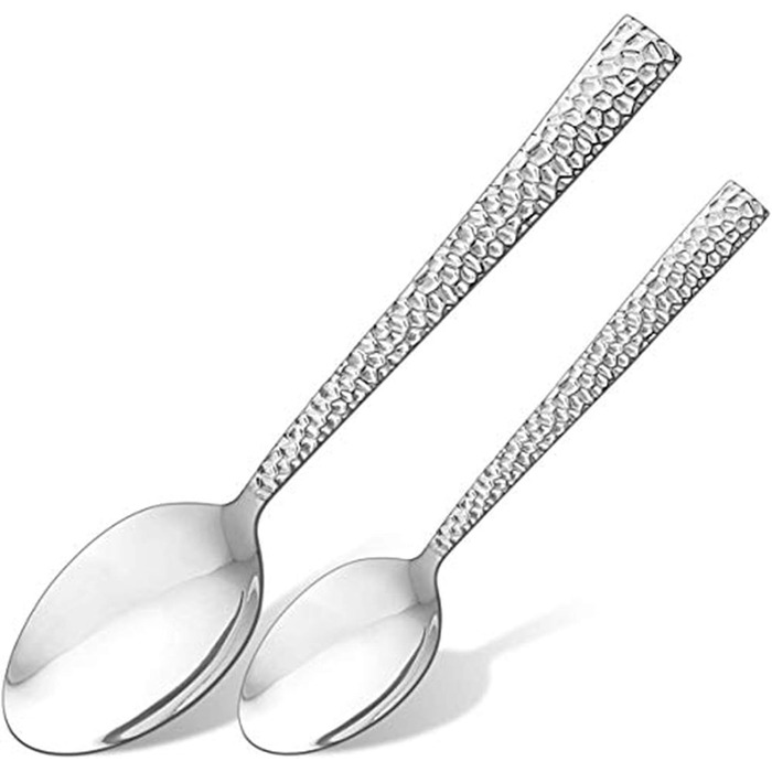 Cutlery Set, HaWare 30-Piece Stainless Steel Cutlery Set with Knife, Fork, Spoon, Dinner Cutlery for 6 People, Hammered Handle Table Cutlery for Home/Party/Hotel/Restaurant, High-Gloss Polished & Dishwasher Safe