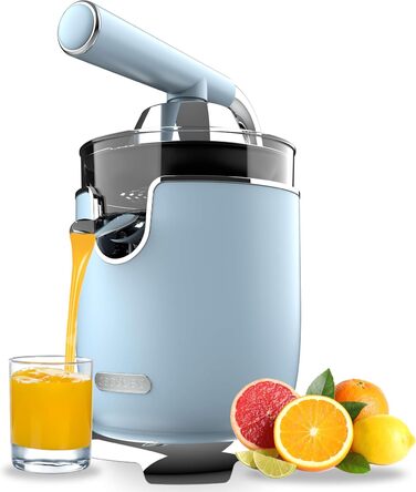 Електрична соковитискачка Cecotec Xqueeze RetroJuice 1000 Green - для цитрусових, 1000W, нержавіюча сталь, 2 конуси, зелений колір