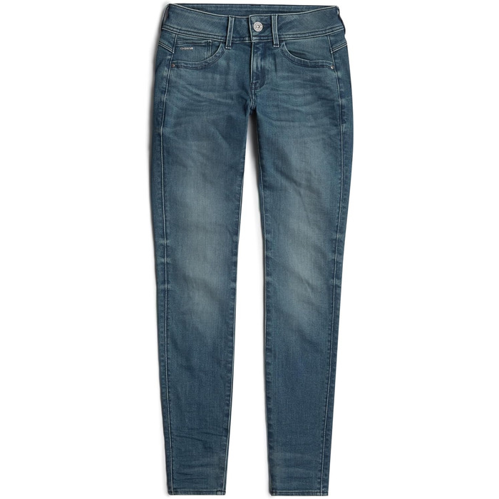 Джинси скінні G-Star Lynn Mid Waist 29/32L сині (Medium Aged) - Оригінал