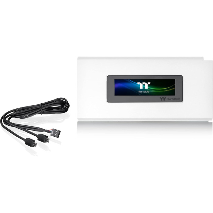 Корпус Thermaltake Ceres 500 TG ARGB Mid-Tower ATX/E-ATX, білий (Snow) з LCD-панеллю, 4 ARGB вентиляторами та USB-C