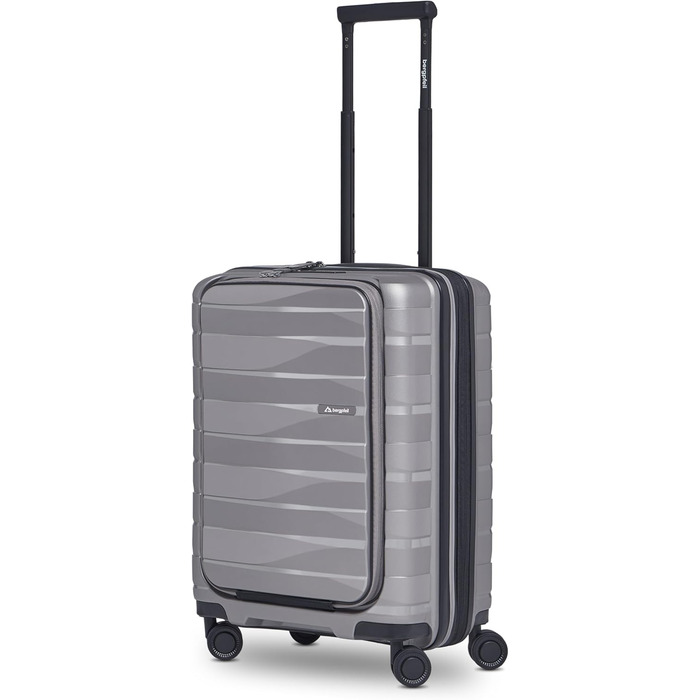 Чемодан середнього розміру з жорстким корпусом | Розкладний валіза-тележка 45 x 27 x 66 см з високоякісного поліпропілену | Унісекс, вага 3,7 кг | Подвійні колеса & TSA-замок (для подорожей) | Відсік для ноутбука (55 см)
