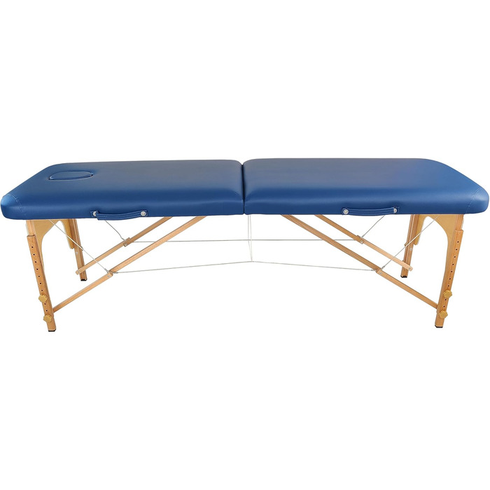 Мобільний масажний стіл Beltom® Basic 2 зони 185 x 60 см - блакитний