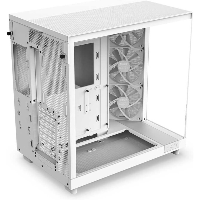 Комп'ютерний корпус NZXT H6 Flow білий