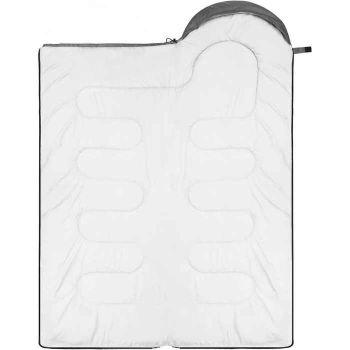 Сплячий мішок Outdoor Sportneer для кемпінгу: 3-4 сезонний, ультралегкий, 220x75 см, для дорослих