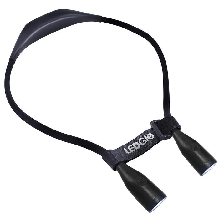 LED ліхтарик на шию, акумуляторний, для читання, в ліжко, 4 світлодіоди, 3 режими яскравості, для рукоділля, кемпінгу, ремонту 27 см