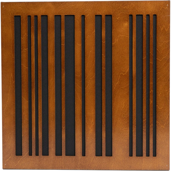 Акустична панель Bluetone Acoustics Slat AbFuser для звукопоглинання та дифузії, дуб (50x50x6 см)