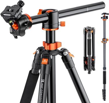 Штатив K&F Concept 238CM для камери з міцною конструкцією (186см, 10кг)