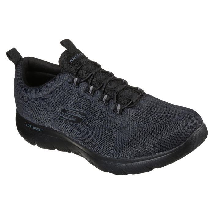 Чоловічі кросівки Skechers Summits Louvin, 43 EU, чорні, сітка та PU оздоблення