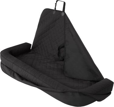 Автоматик для собак та котів: килимок на заднє сидіння авто 133 x 45 см (Чорний Оксфорд)