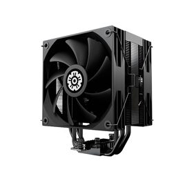 Кулер для CPU ENERMAX ETS-T41D: 2x 120mm вентилятор, гідравлічний підшипник, 4 теплові трубки, підтримка AMD AM5/AM4, Intel LGA1851/1700/115x, TDP 200W+